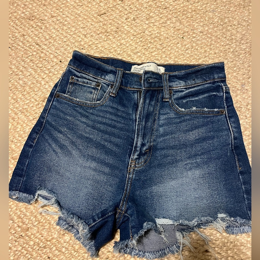 A&F high rise shorts